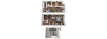 Two Bedroom Townhome