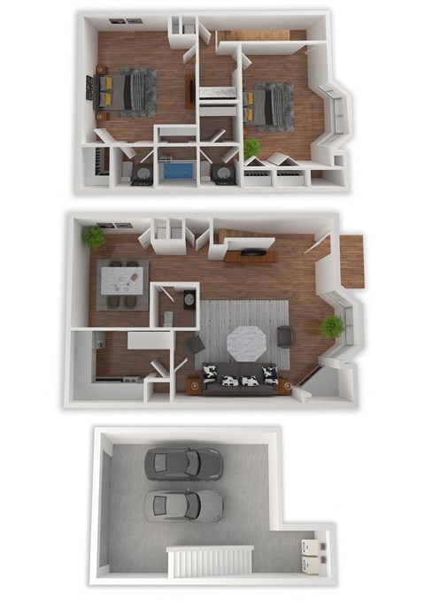 Three Bedroom Townhome