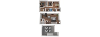 3 Bedroom / 2.5 Bath