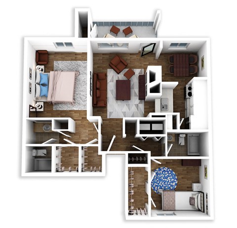 Two Bedroom / Two Bath