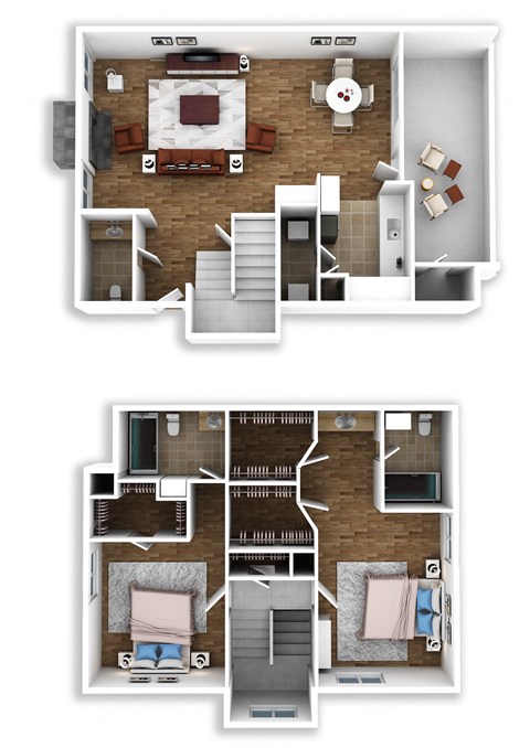 3 Bedroom / 2 Bath Townhome