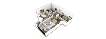 One Bedroom, One Bath