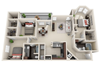 Three Bedroom, Two Bath Three Bedroom, Two Bath