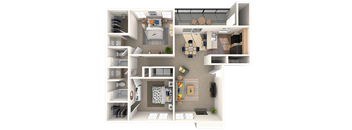 Two Bedroom Two Bath Apartment