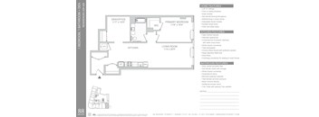 88 Regent - 1-bed+den A17