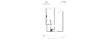 Residence 16 Floor Plan at Hudson Lights, Fort Lee, 07024
