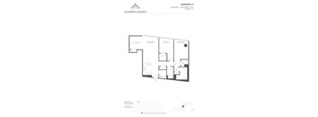 Residence 19 Floor Plan at Hudson Lights, Fort Lee, NJ