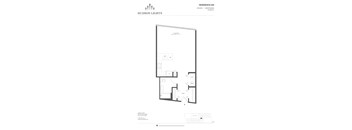 Residence 524 Floor Plan at Hudson Lights, Fort Lee, NJ, 07024