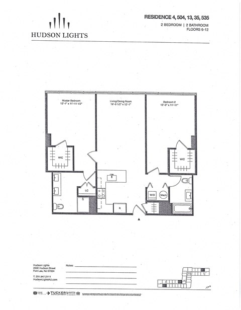 Residence 504 / 535  at Hudson Lights, New Jersey, 07024