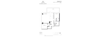 Residence 542 Floor Plan at Hudson Lights, Fort Lee, 07024