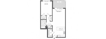 D Floor Plan at Infinity Edgewater, Edgewater