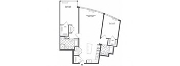 H2 Floor Plan at Infinity Edgewater, Edgewater, New Jersey