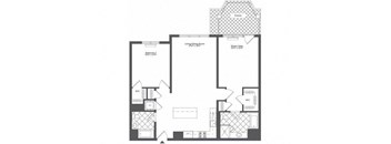 J2 Floor Plan at Infinity Edgewater, Edgewater, NJ