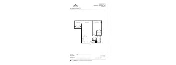 Residence 40 Floor Plan at Hudson Lights, Fort Lee, New Jersey