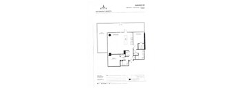 Residence 501 Floor Plan at Hudson Lights, New Jersey
