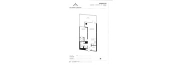 Residence 522 Floor Plan at Hudson Lights, Fort Lee, NJ, 07024