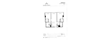Residence 527 Floor Plan at Hudson Lights, Fort Lee, NJ