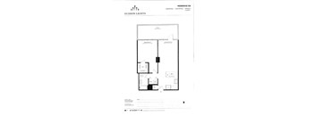 Residence 538 Floor Plan at Hudson Lights, Fort Lee, New Jersey