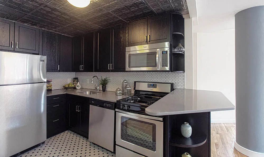 Fully Equipped Kitchen at Grand Adams Apartment Owner LLC, Hoboken, NJ, 07030
