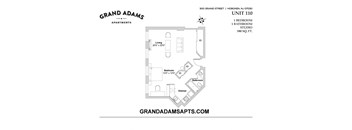 UNIT 110 at Grand Adams Apartment Owner LLC, Hoboken, NJ