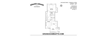UNIT 117 at Grand Adams Apartment Owner LLC, Hoboken, NJ, 07030
