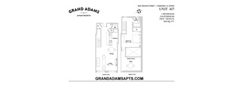 UNIT 417 at Grand Adams Apartment Owner LLC, Hoboken, NJ