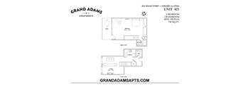 UNIT 421 at Grand Adams Apartment Owner LLC, Hoboken, New Jersey