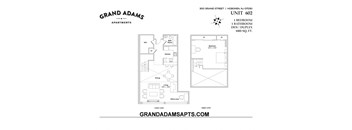 UNIT 602 at Grand Adams Apartment Owner LLC, New Jersey, 07030