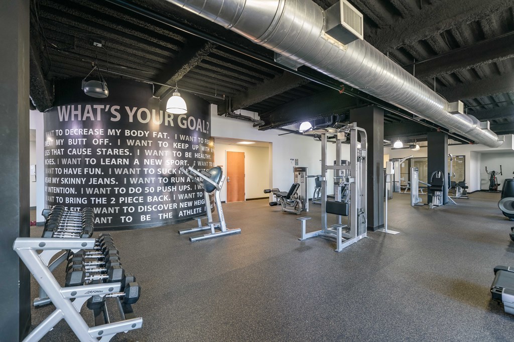 Fitness Center With Updated Equipment at Infinity Edgewater, Edgewater