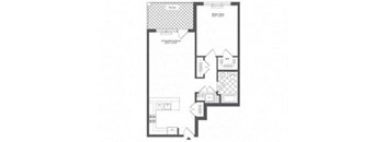 C Floor Plan at Infinity Edgewater, Edgewater