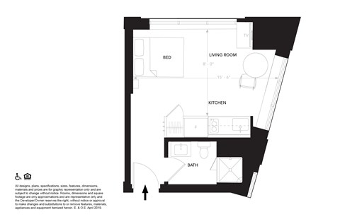 28 W. Grand River Avenue Studio Apartment for Rent - Photo Gallery 6