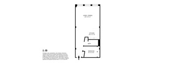 The Skillman Floor Plan at The Ferguson Apartments, Detroit, MI, 48226