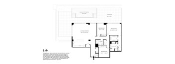 UnitC3 3 Bed 2 Bath Floor Plans  at The Assembly, Detroit, Michigan