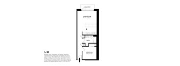 The Detroiter Floor Plan at The Malcomson, Michigan