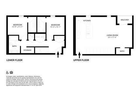 A floor plan of a two-story house with labeled rooms.