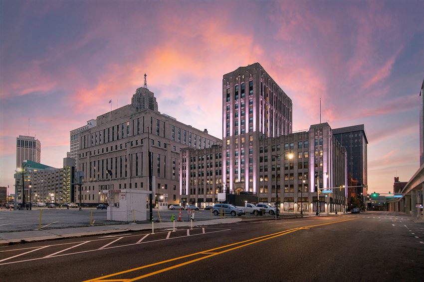 Beautiful building view at The Press/321, Detroit, MI, 48226 - Photo Gallery 1
