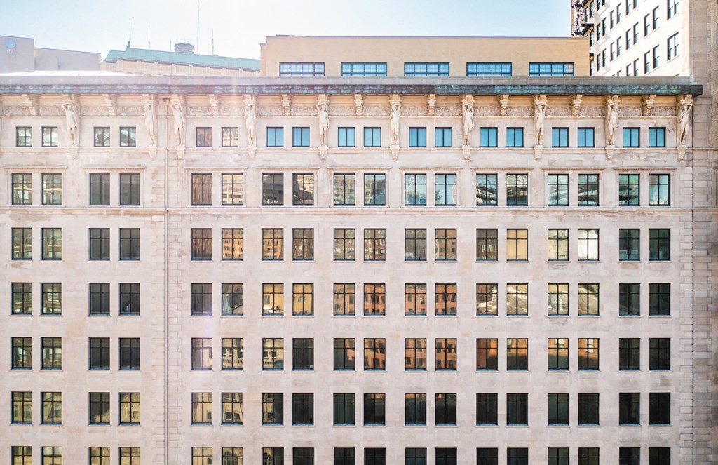 Aerial Exterior at Book Tower, Detroit, 48226
