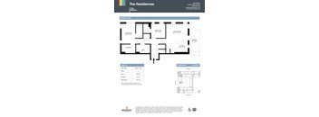 H- Two Bedrooms Two Bathrooms Floor Plan