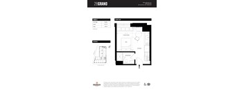 Unit C Floor Plan at 28Grand, Detroit, Michigan