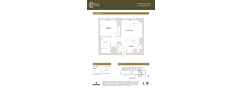 Unit O Floor Plan at Book Tower, Detroit, 48226