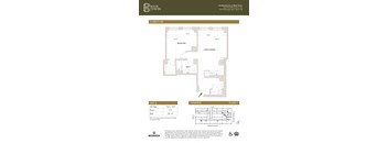 Unit Q Floor Plan at Book Tower, Detroit