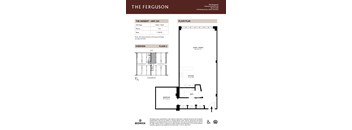 Floor Plans_Unit-205 at The Ferguson Apartments, Detroit