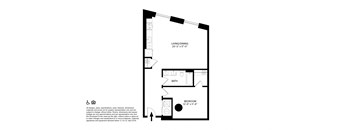 1 Bedroom 1 Bathroom D2 floor plan at The May, Cleveland, OH, 44114