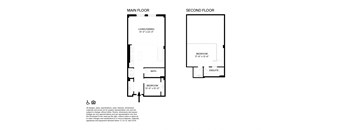 2 Bedroom 2 Bathroom Loft C Floor plan at The May, Cleveland, OH, 44114