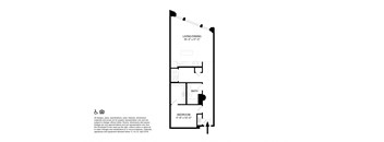 1 Bedroom 1 Bathroom N Floor plan at The May, Cleveland, OH, 44114