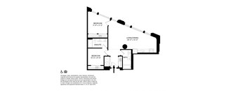 2 Bedroom 2 Bathroom S Floor plan at The May, Cleveland, OH, 44114