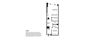 2 Bedroom 2 Bathroom T5 Floor plan at The May, Cleveland, OH, 44114