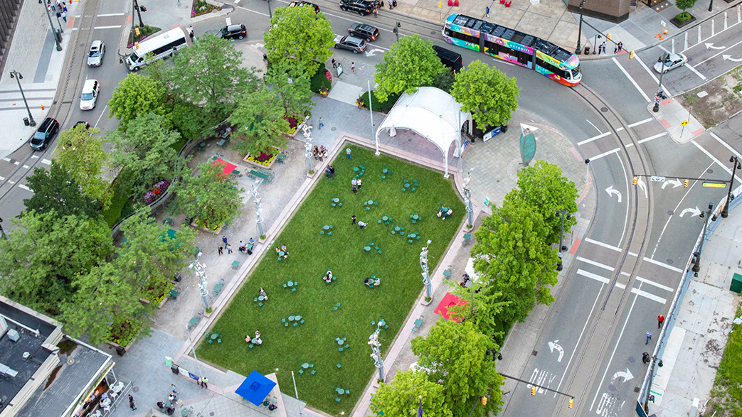 Ariel View at Vinton, Detroit, MI