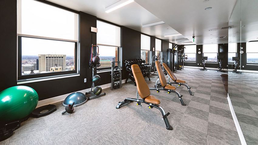 Two Level Fitness Center at The Stott, Detroit, Michigan - Photo Gallery 1