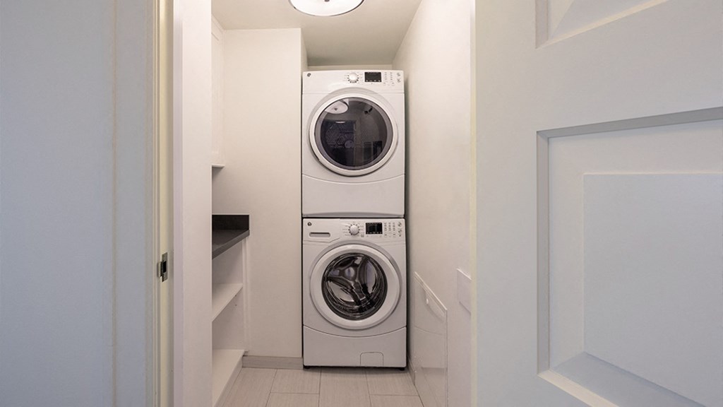 Laundry near bathroom at Vinton, Detroit, Michigan
